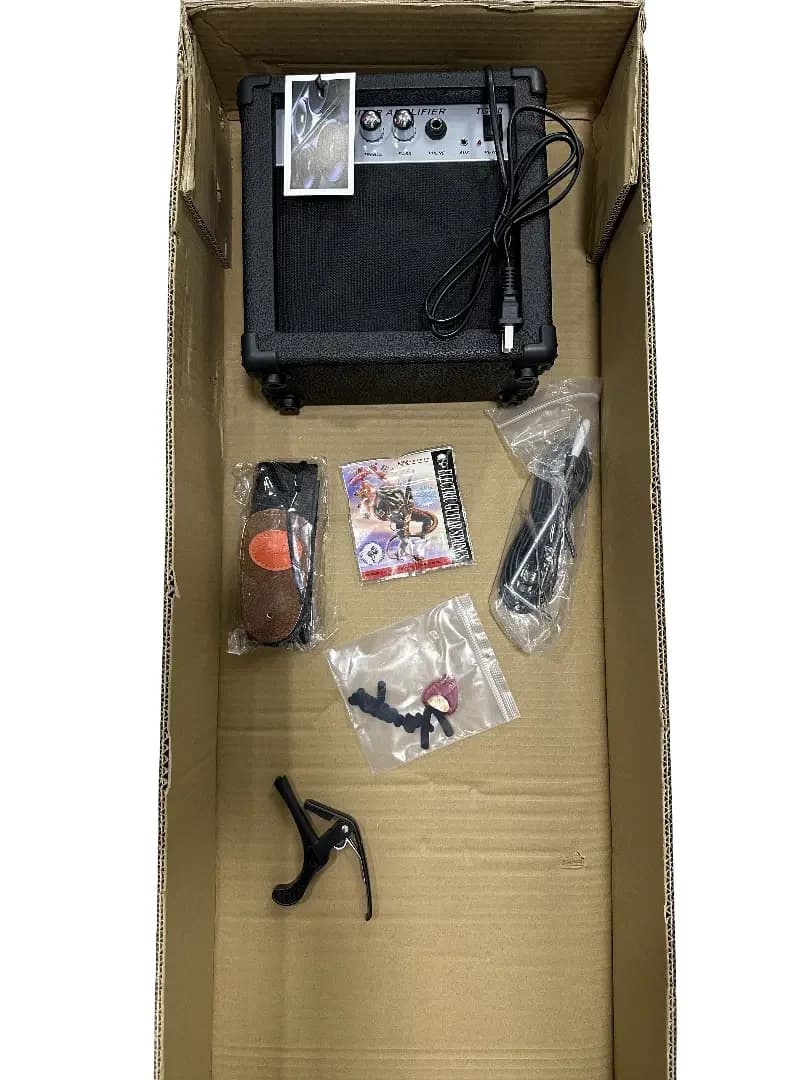 PACK Guitare Électrique Sundmann Sunburst 4